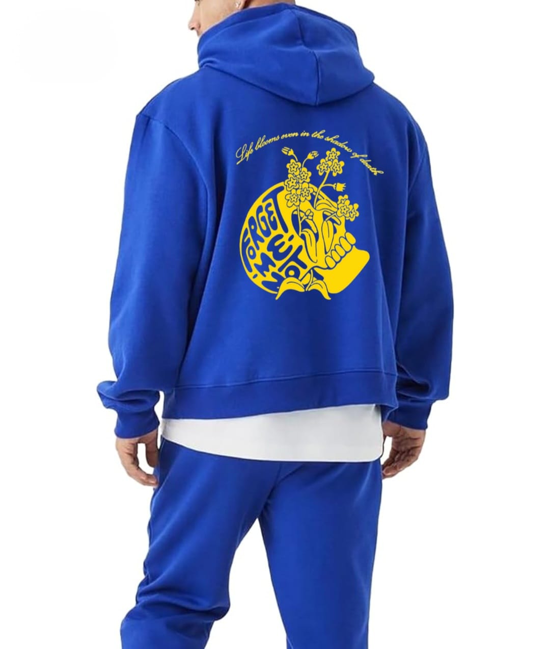 MESSED UP HOODIE BLUE