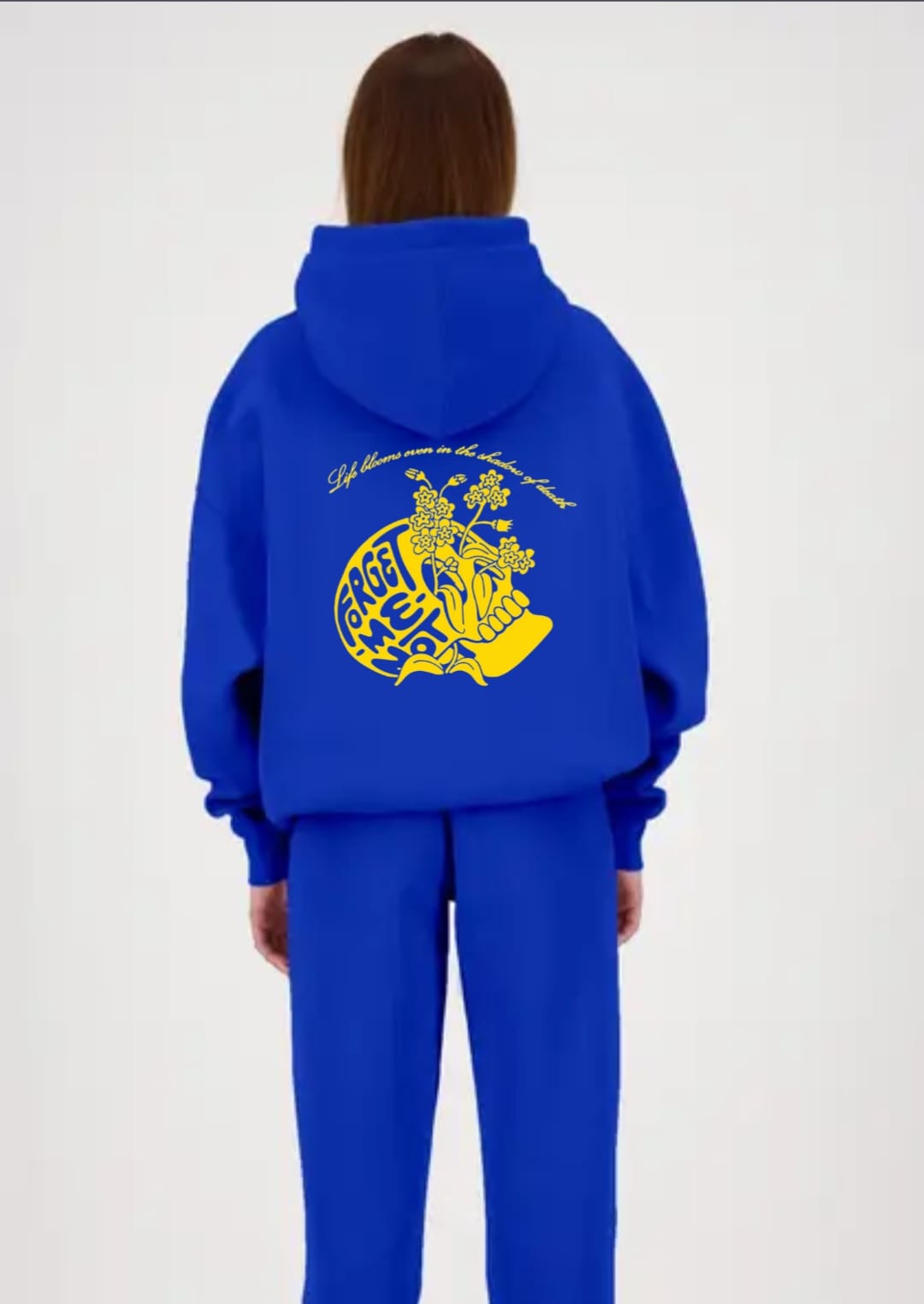 MESSED UP HOODIE BLUE